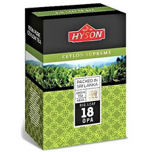 Чай HYSON зел. Суприм Зеленый карт. НОВЫЙ 200г*20