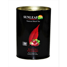 Чай САНЛИФ черный с клубникой (Strawberry) 75x24
