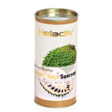 Чай HELADIV (Хэладив) листовой GREEN SOURSOP (классик зеленый с соу-сэпом) 100 гр. (круглая туба)