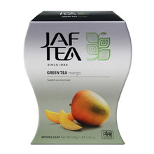 Чай JAF SC Mango 100 г. зелёный чай с кусочками манго в фигурной пачке